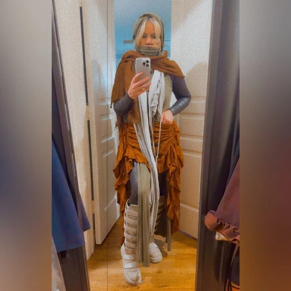 Dune 2 Halloween Fremen Chani Cosplay Knee High Shoes Boots Costume Size 10 - Picture 4 of 6